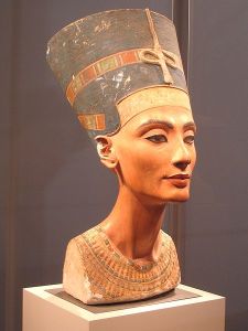 Nefertiti~ Public Domain http://en.wikipedia.org/wiki/File:Nefertiti_berlin.jpg At the Berlin Museum